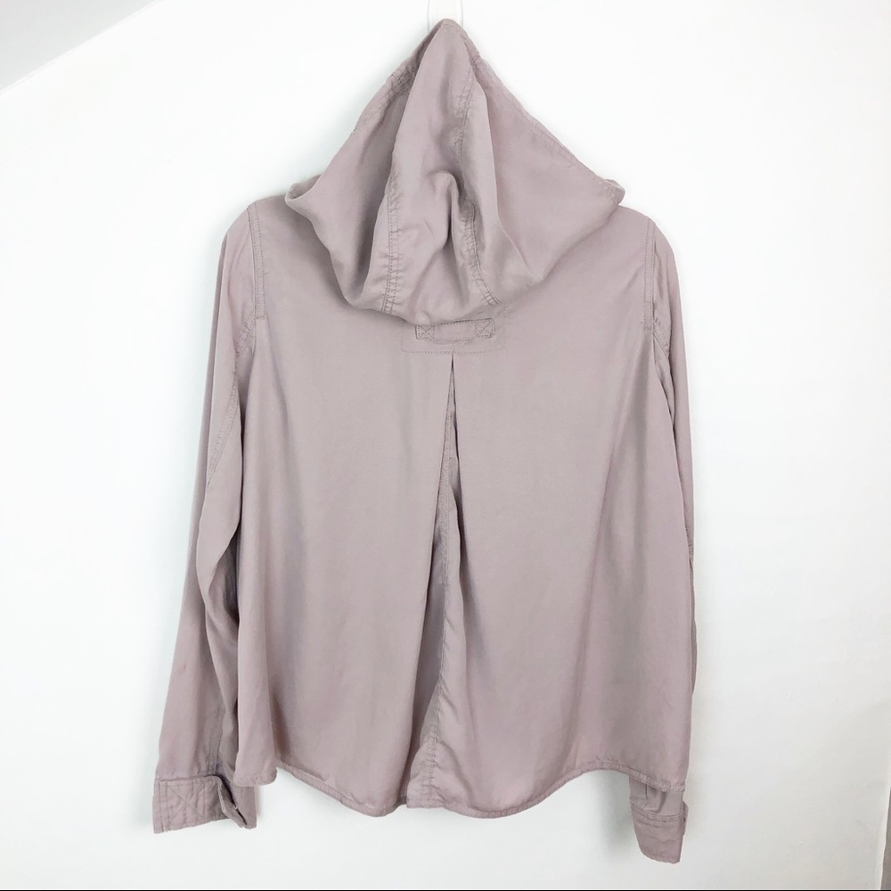 FREE PEOPLE S dusty purple cargo hooded jacket - Picture 6 of 7
